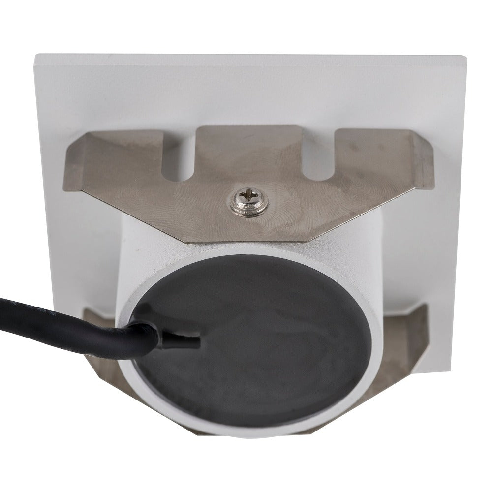 Buy Outdoor Step Lights Australia Reces Square Step Light White 4000K - HV3215N-WHT