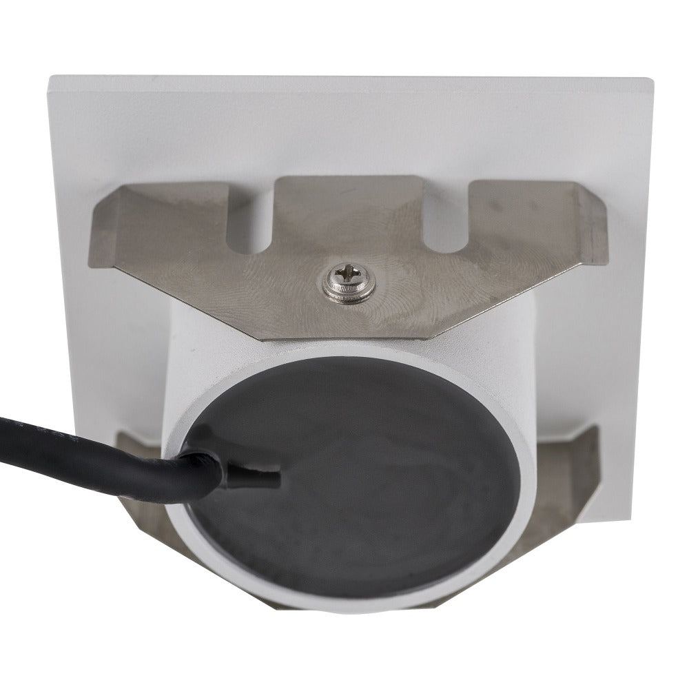 Buy Outdoor Step Lights Australia Reces Square Recessed Step Light White 5500K- HV3215C-WHT