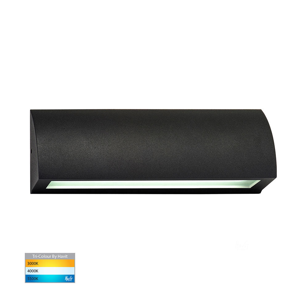 Buy Outdoor Step Lights Australia Taso Rectangular LED Step Light 10W Black 3CCT - HV3272T-BLK-12V