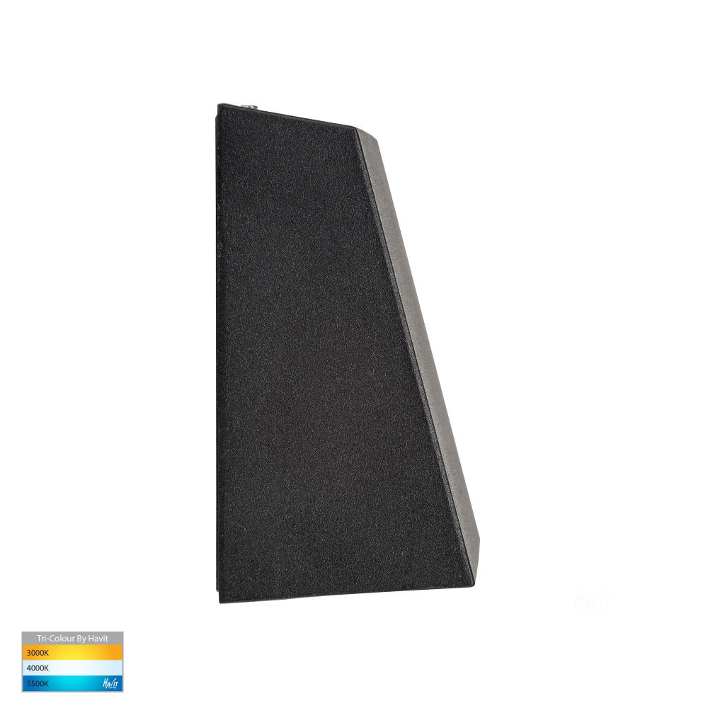 Buy Outdoor Step Lights Australia Shim Rectangular Step Light 240V Black 3CCT - HV3278T-BLK-240V
