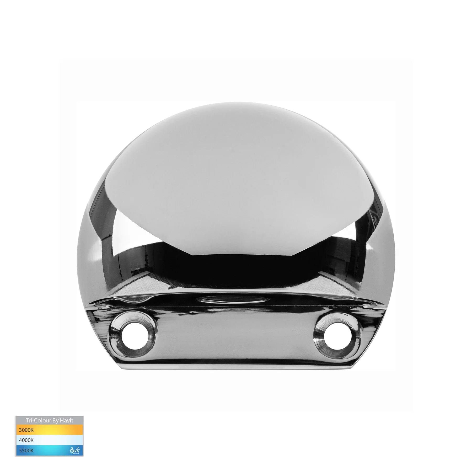 Buy Outdoor Step Lights Australia Occhio Surface LED Step Light 12V Polished Stainless Steel 3 CCT - HV3281T-PSS316-12V