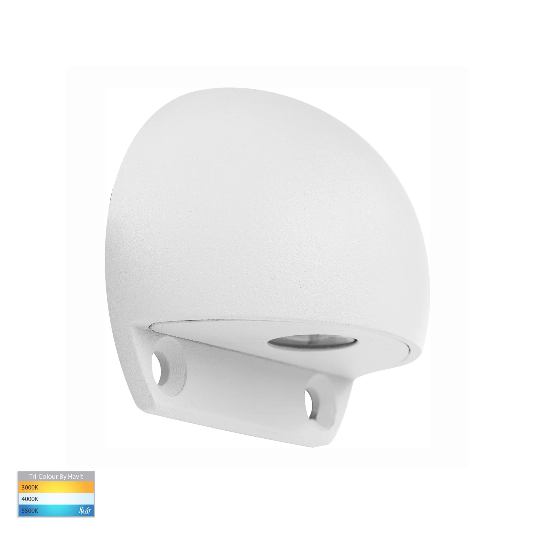 Buy Outdoor Step Lights Australia Occhio Surface LED Step Light 12V White Brass 3 CCT - HV3281T-WHT-12V