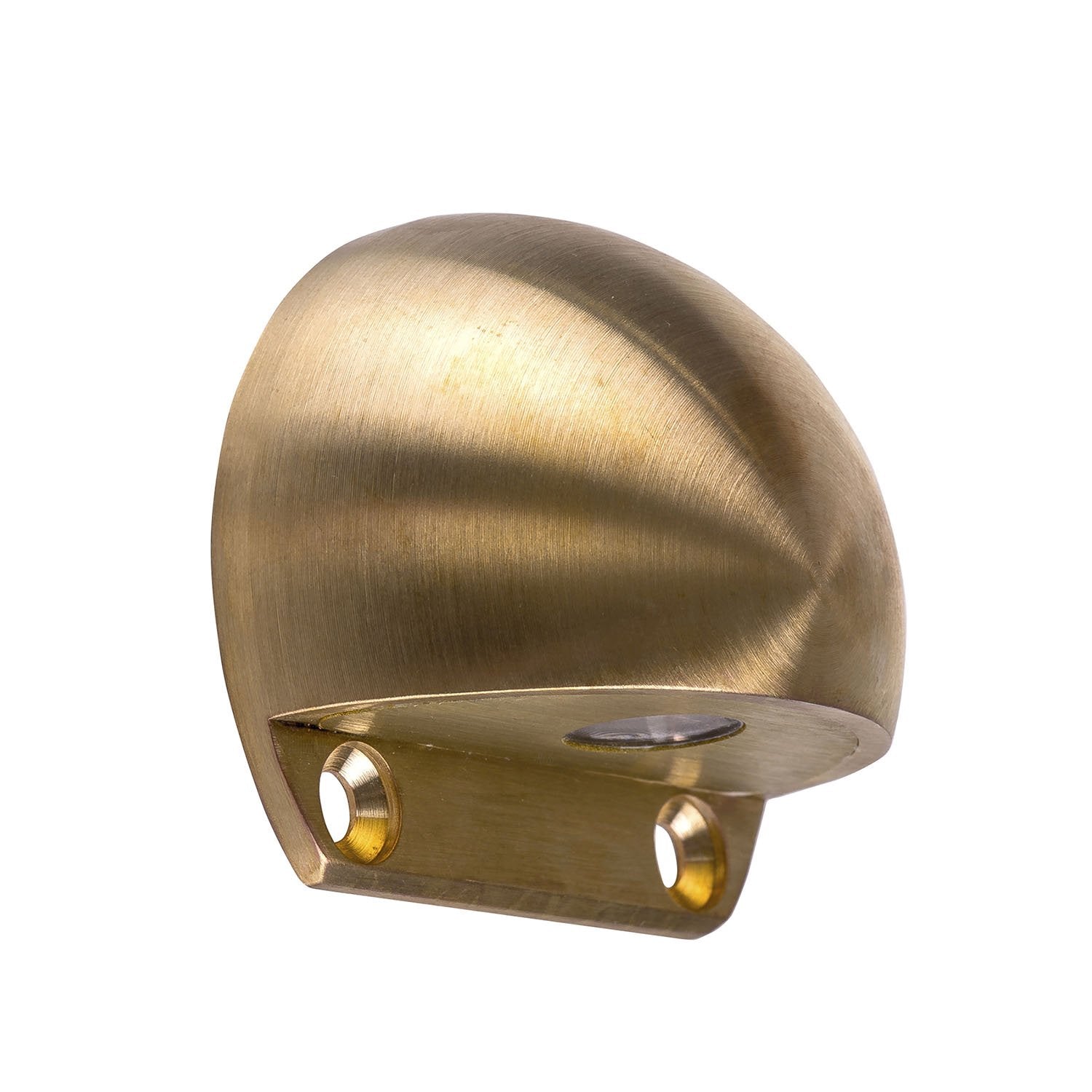 Buy Outdoor Step Lights Australia HV3281C-BR Occhio Surface Mounted Eyelid Step Light 5500K Solid Brass 