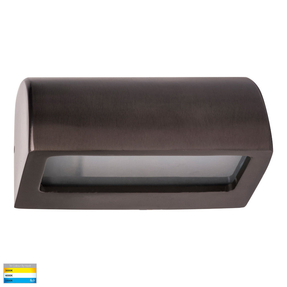 Buy Outdoor Step Lights Australia Ridge LED Outdoor Step Light 6W Graphite 3CCT - HV3283T-GPH