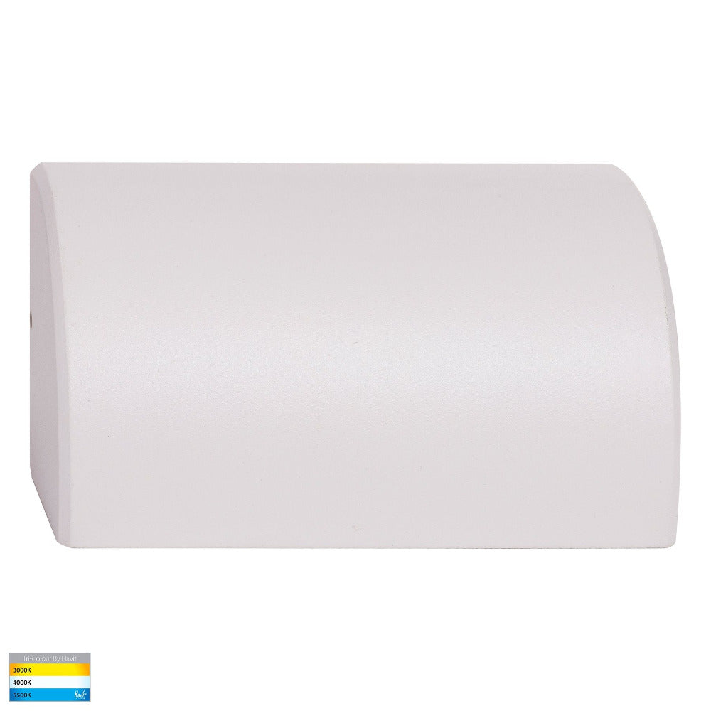 Buy Outdoor Step Lights Australia Ridge Surface Mounted Step Light White 3CCT- HV3283T-WHT