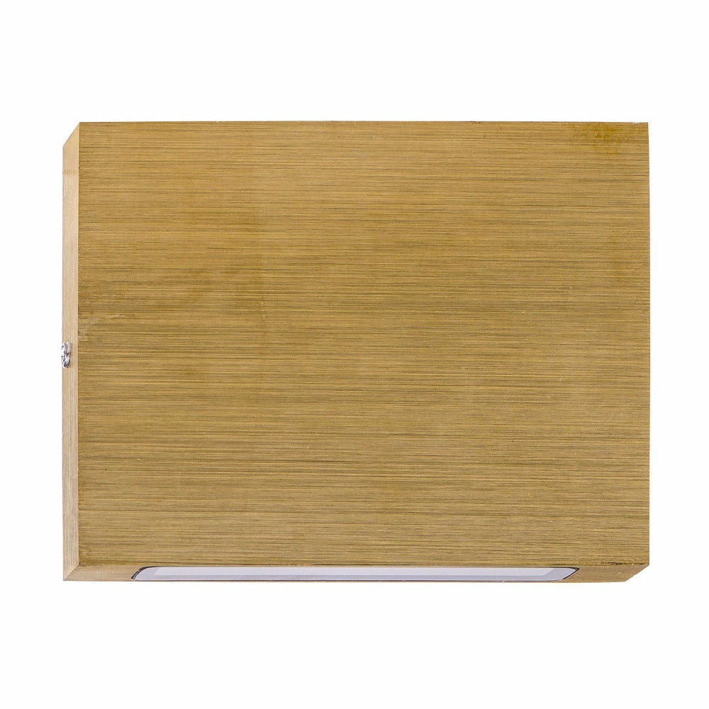 Buy Outdoor Step Lights Australia Stylez Surface Mounted Step Light Brass 5500K - HV3288C-BR