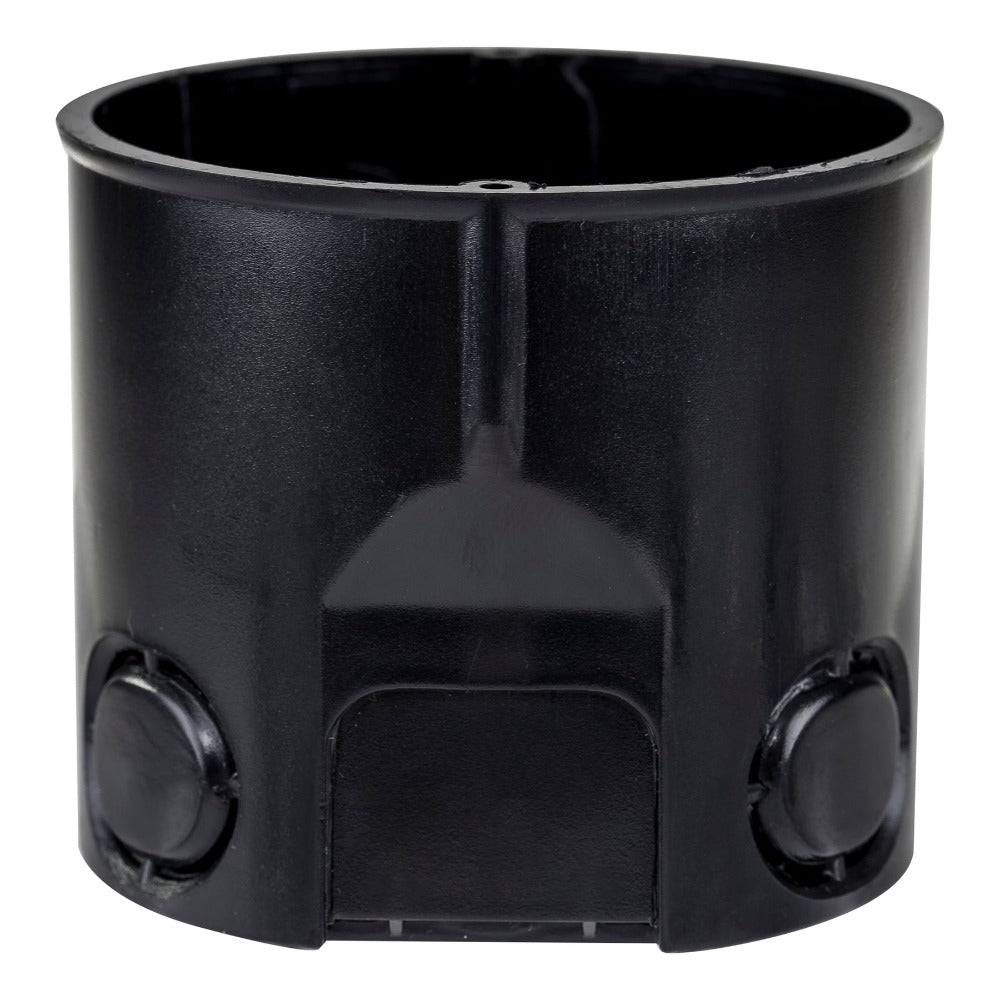 Buy Outdoor Step Lights Australia Reces Round Step Light Black 4000K - HV3205N-BLK