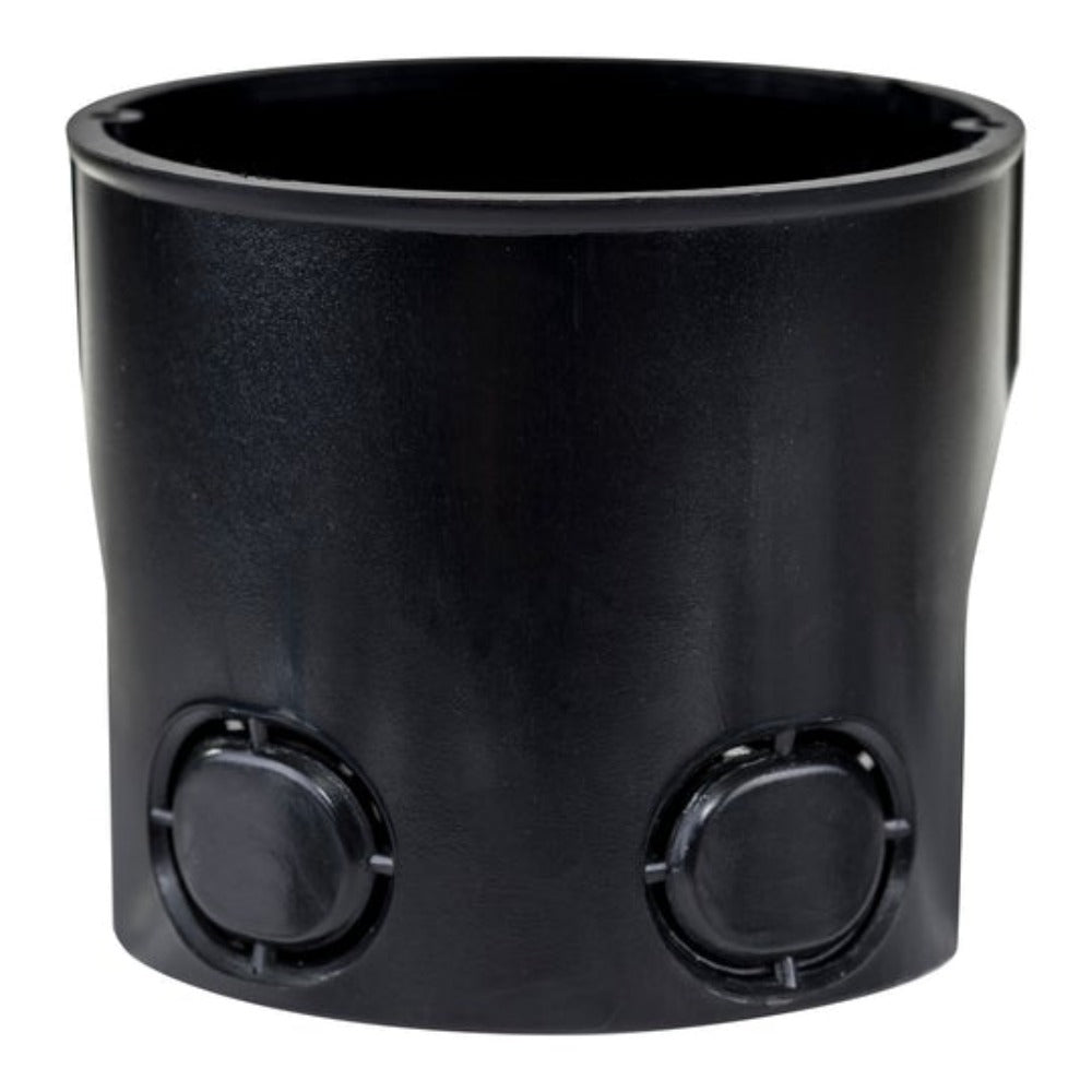 Buy Outdoor Step Lights Australia Reces Round Step Light Black 4000K - HV3205N-BLK