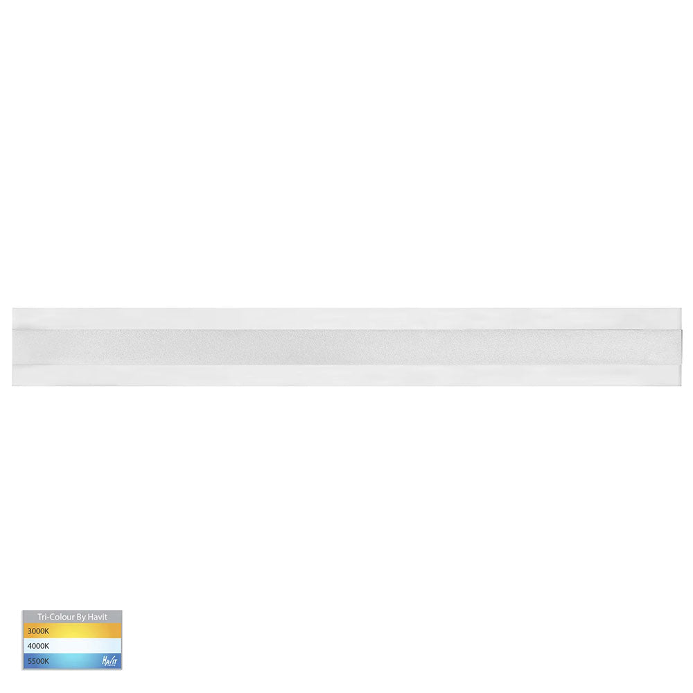 Barline LED Exterior Wall Light L1000mm White Aluminium 3 CCT - HV3584T-WHT
