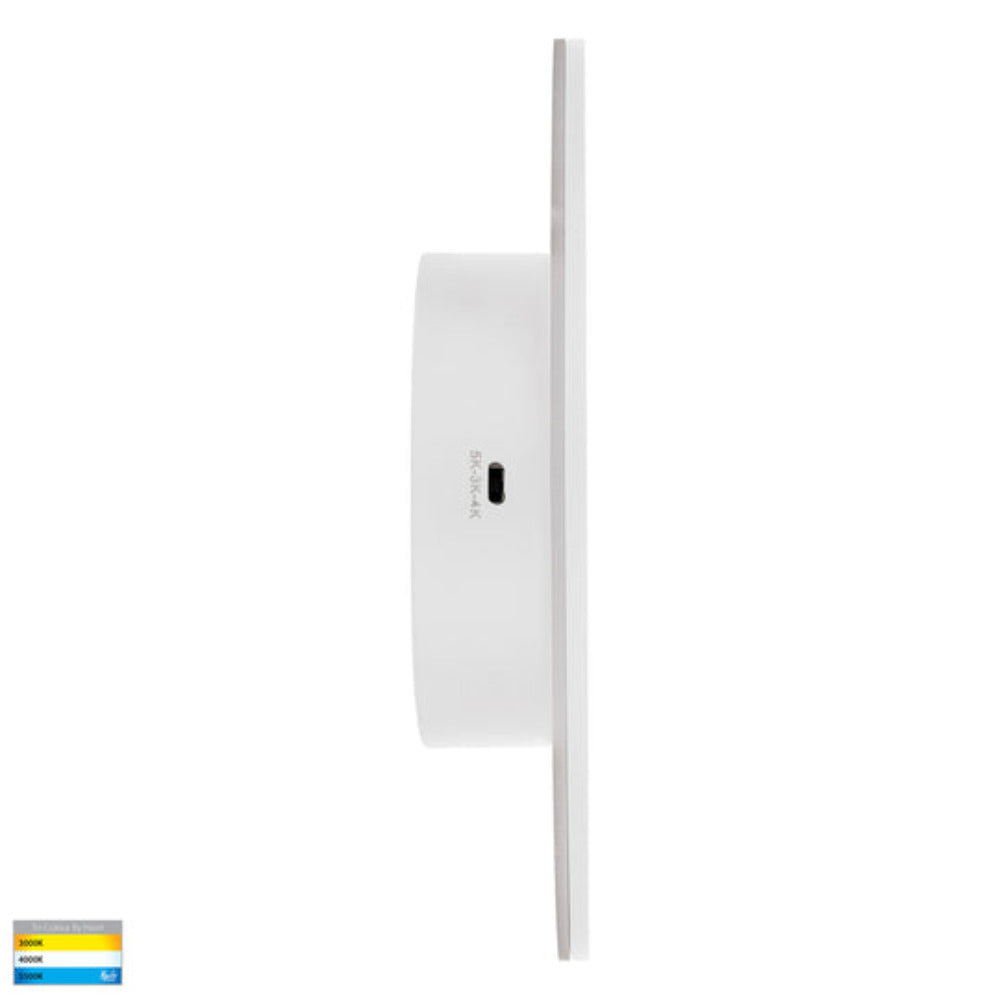 Buy Exterior Wall Lights Australia Halo LED Wall Light 24W White 3CCT - HV3594T-WHT