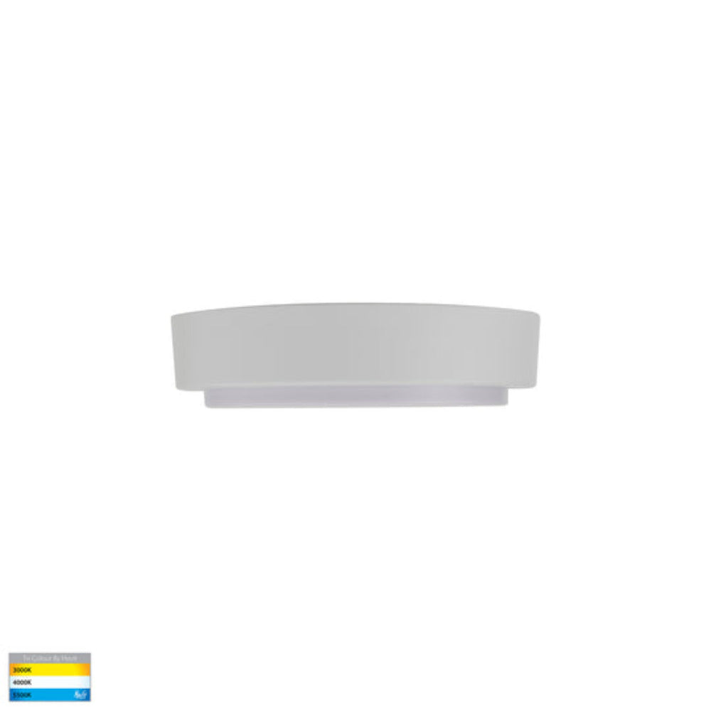 Liptor LED Oyster Light 10W White 3CCT - HV36051T-WHT