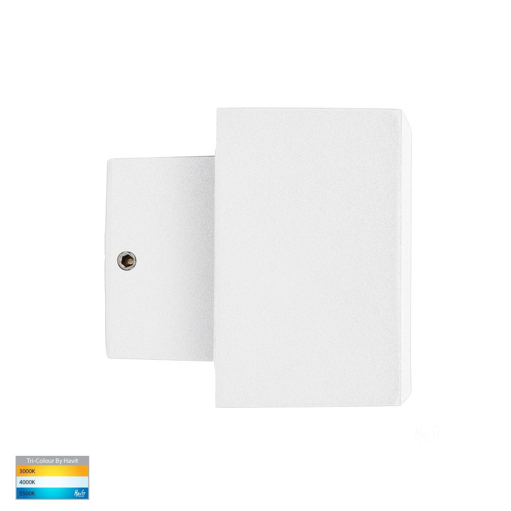Buy Up / Down Wall Lights Australia Blokk Up & Down LED Wall Light White 3CCT - HV3639T-WHT