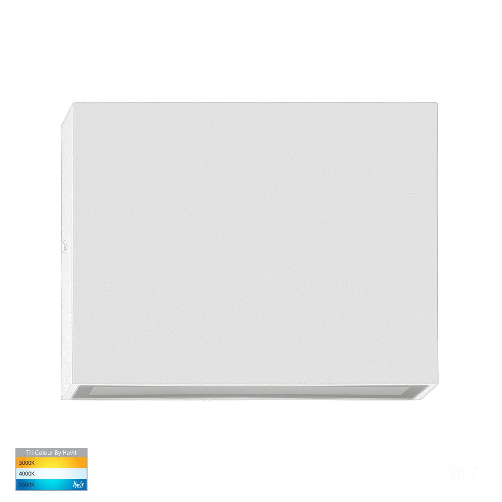 Buy Up / Down Wall Lights Australia Essil Up / Down Surface Mounted Wall Light 12V White 3CCT - HV3646T-WHT-12V