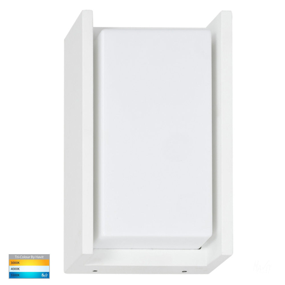 Nepean Exterior Wall Mounted Light White 3CCT - HV3668T-WHT