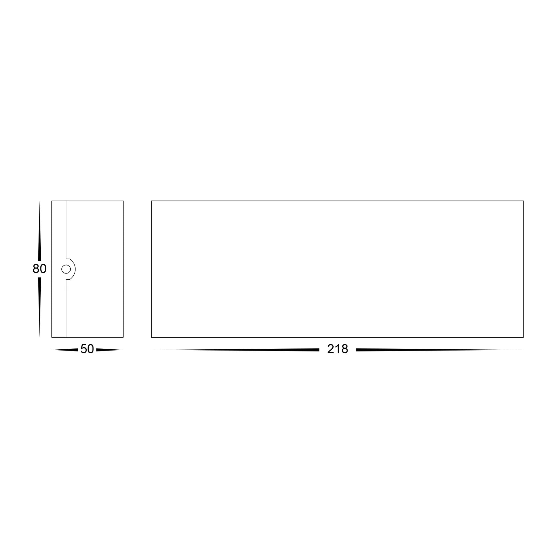 Buy Up / Down Wall Lights Australia Maro LED Up & Down Wall 8 Lights 12V White Aluminium 3 CCT - HV3697T-WHT-12V