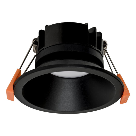 Gleam Fixed LED Downlight Black 2CCT - HV5528D2W-BLK