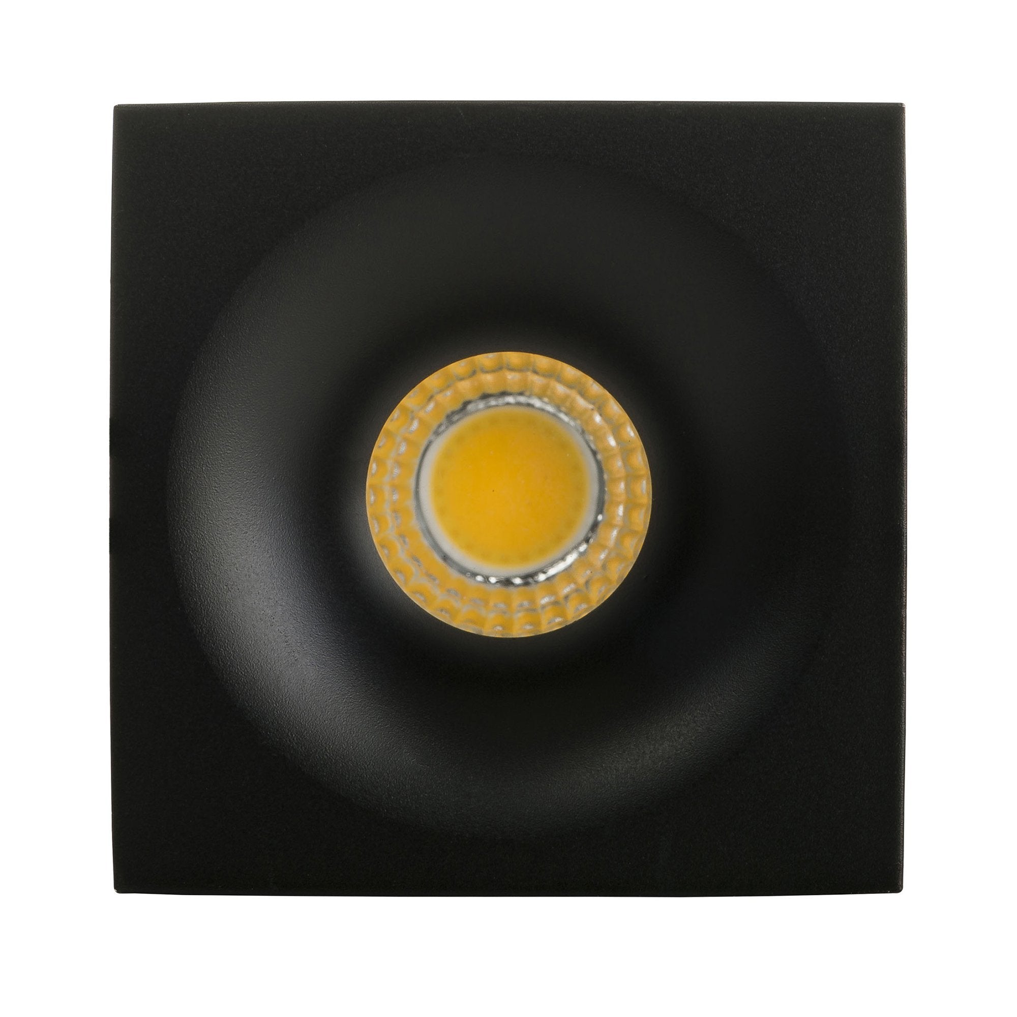 Buy Recessed Downlights Australia HV5701W-BLK Niche Mini square 3W Downlight 3000K Black 38mm Cutout 