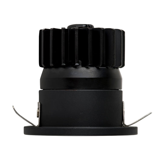 Buy Recessed Downlights Australia HV5702N-BLK Niche Mini round 3W Downlight 4000K Black 38mm Cutout 