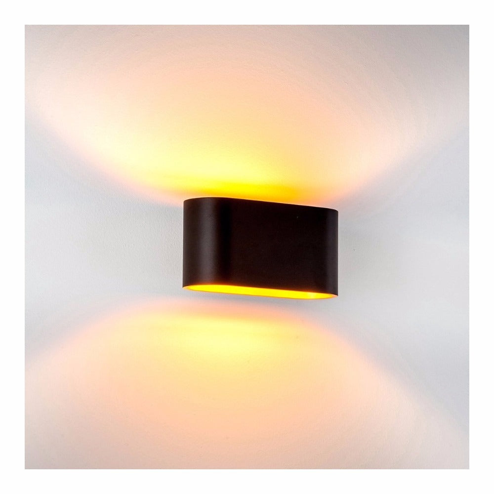 Concept LED Wall Light Black 5500K - HV8028C-BLK