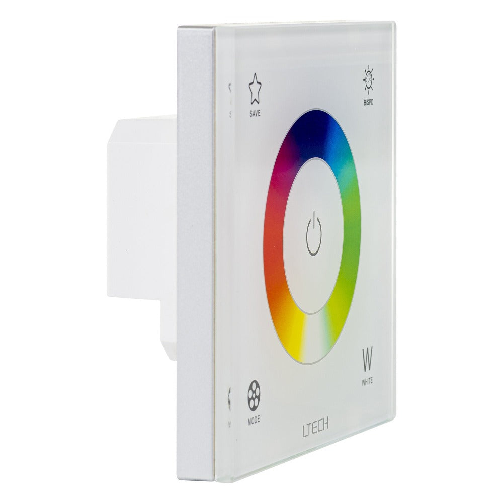 Buy Strip Light Controllers Australia RGBC/W RF LED Strip Touch Panel Controller White - HV9101-EX4S