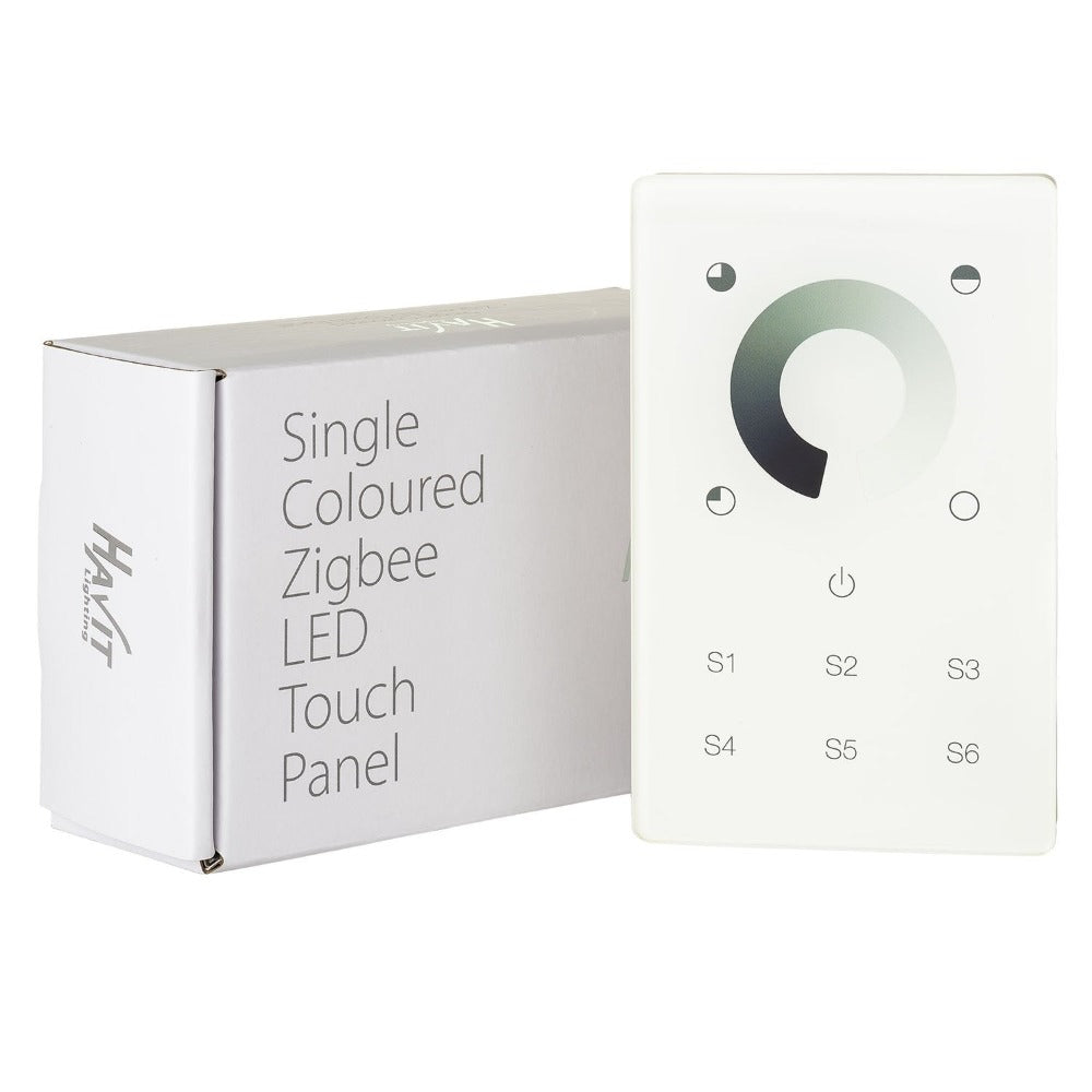 Buy Strip Light Controllers Australia Zigbee LED Touch Panel White Single Colour - HV9101-ZB-SCTP