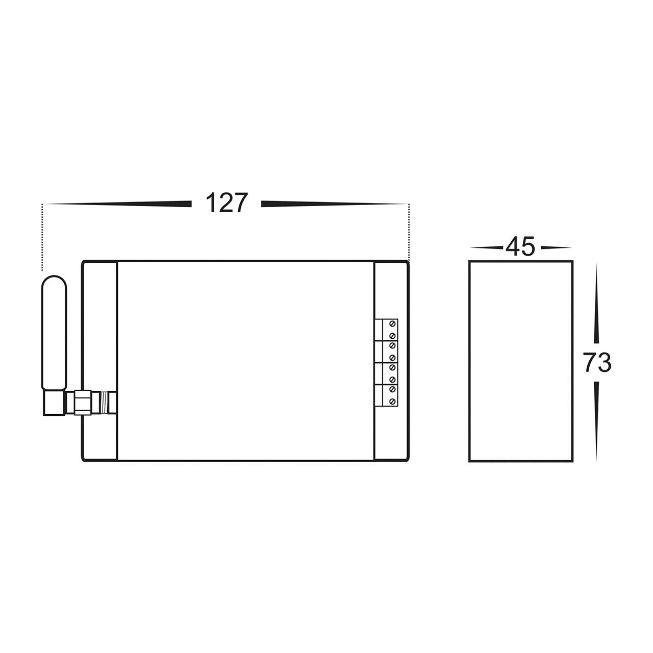 Buy Strip Light Controllers Australia HV9105-WIFI-104 WIFI Strip Controller 
