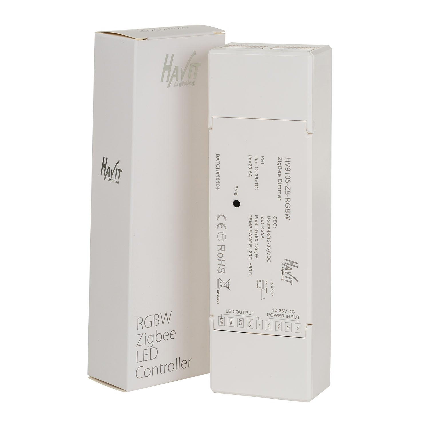 Buy Strip Light Controllers Australia HV9105-ZB-RGBW Zigbee RGBW Reciever 