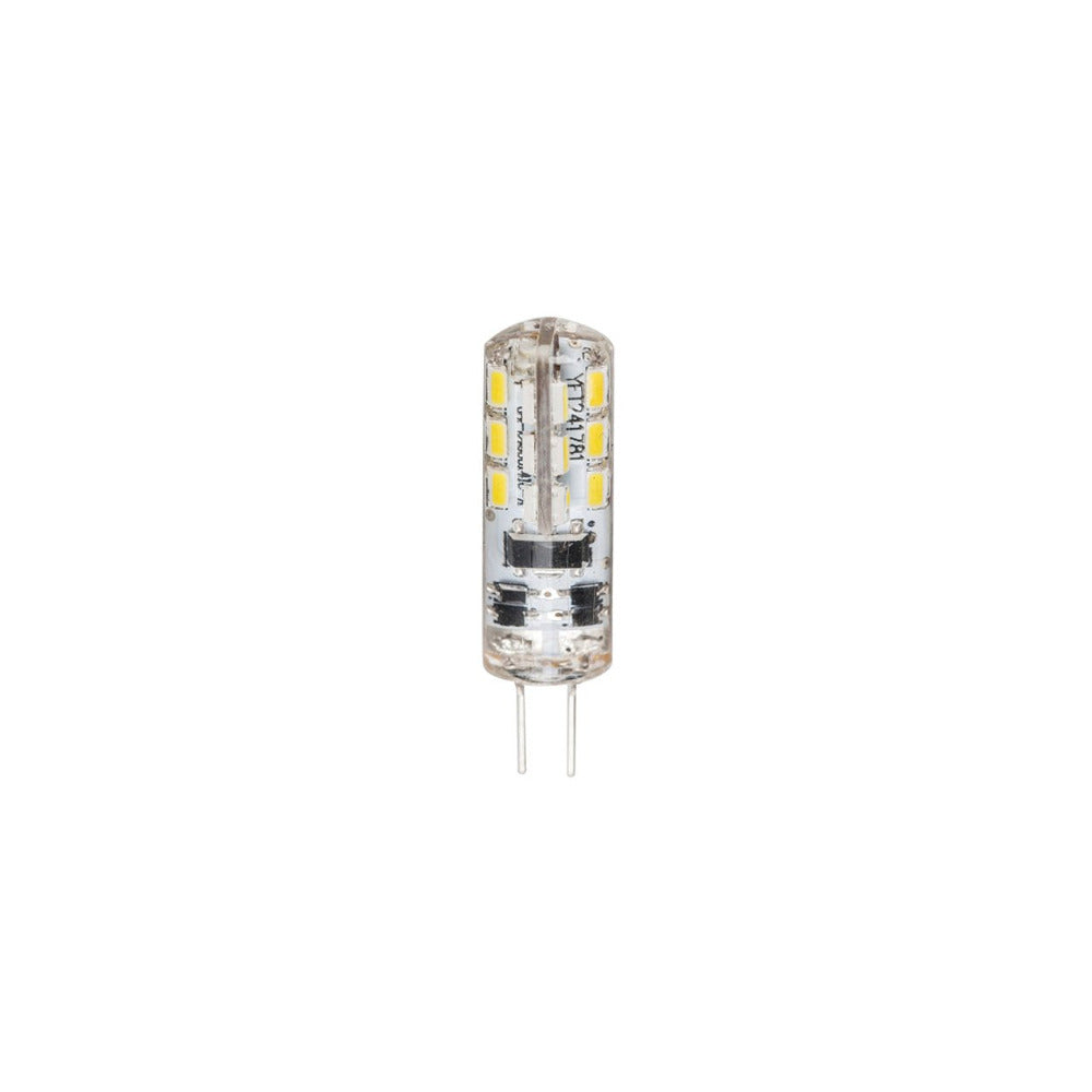 Bi Pin 12V G4-DC 1.5W LED Globe Clear 3000K - HV9529-1.5w