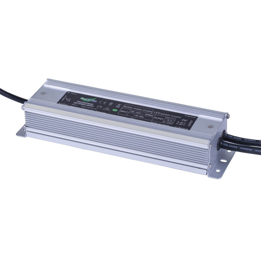 Union Led Drive LED Driver 200W 24V DC W76.5mm Weatherproof Silver - HV9658-24V200W