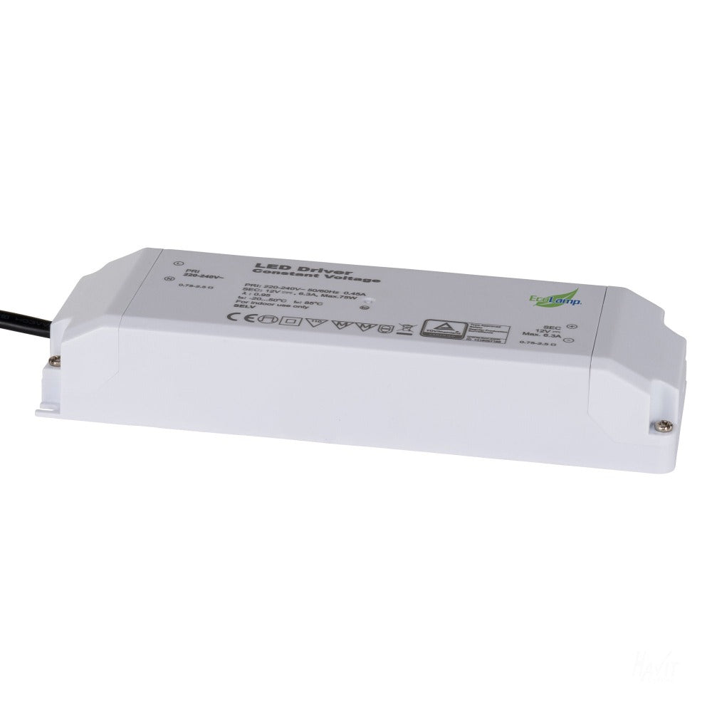 He2075 Indoor Constant Voltage LED Driver 24V 75W White - HV9667-24V75W