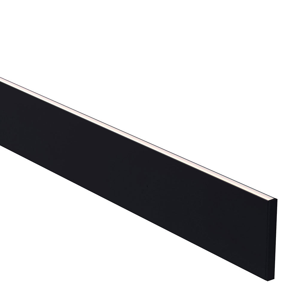 Buy Strip Light Profiles Australia LED Strip Profile H89mm L1m Black Aluminium - HV9693-1089-BLK