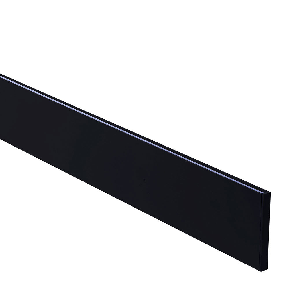 Buy Strip Light Profiles Australia LED Strip Profile H89mm L1m Black Aluminium - HV9693-1089-BLK