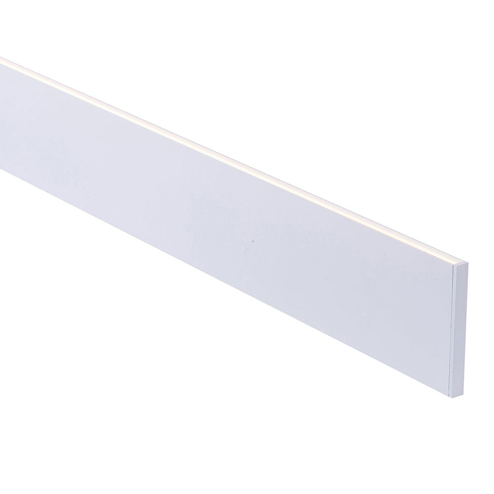 LED Strip Profile H89mm L1m White Aluminium - HV9693-1089-WHT