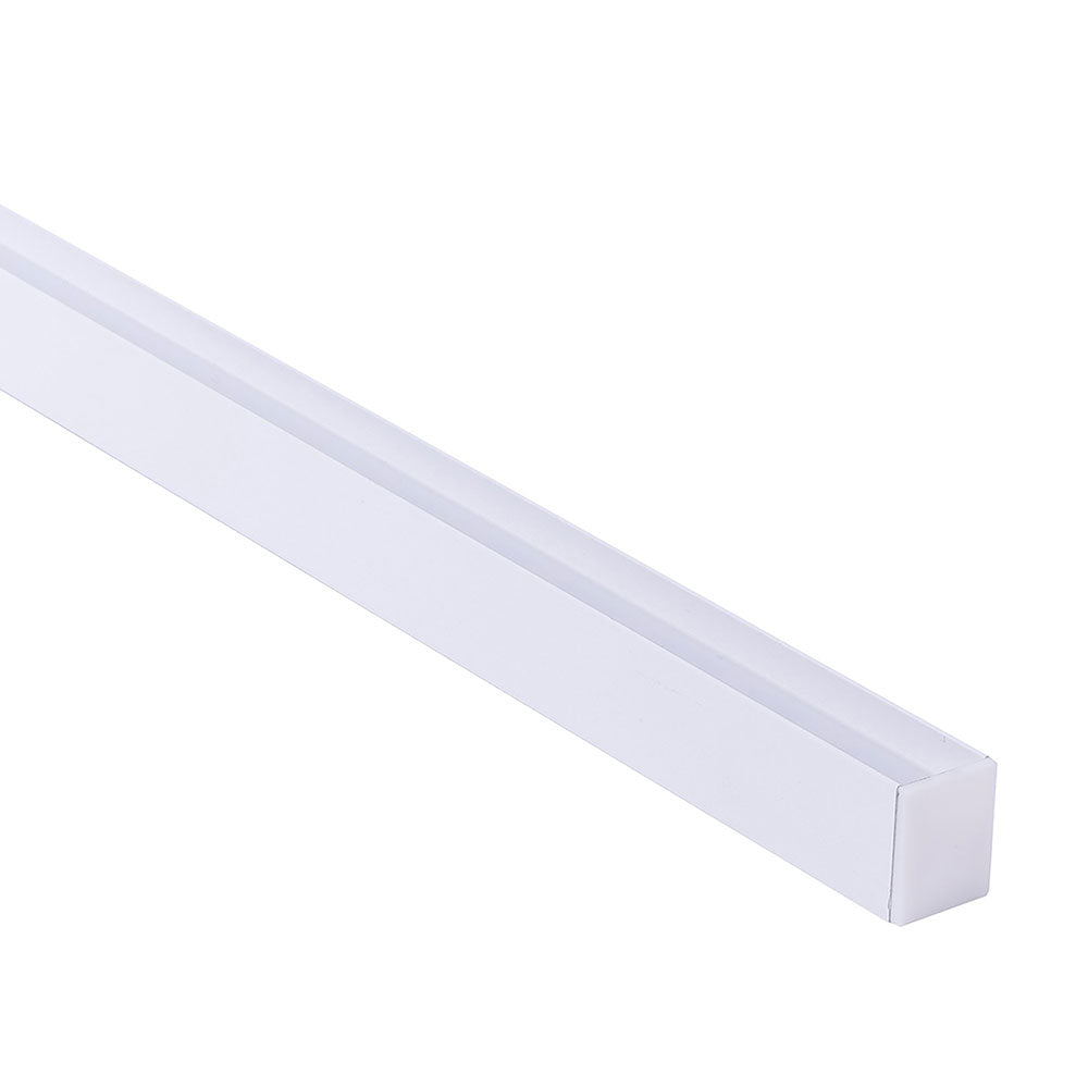 Buy Strip Light Profiles Australia LED Strip Profile H25mm L1m White Aluminium - HV9693-2025-WHT