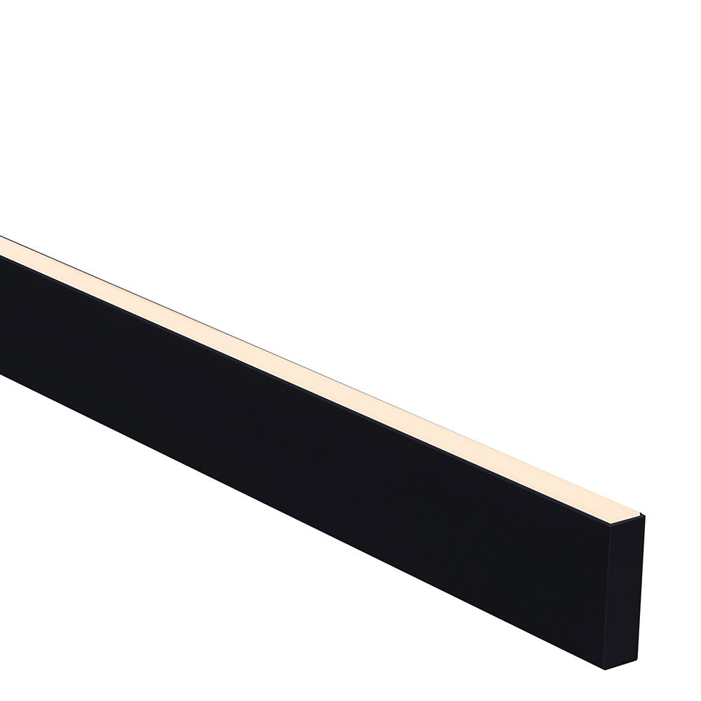 Buy Strip Light Profiles Australia LED Strip Profile H70mm L1m Black Aluminium - HV9693-2070-BLK