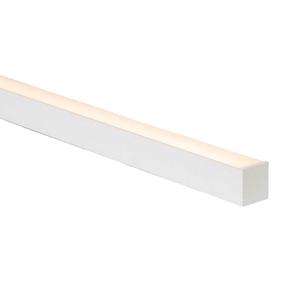 Buy Strip Light Profiles Australia Strip Light Deep Square Profile W35mm With Standard Diffuser White - HV9693-3537-WHT