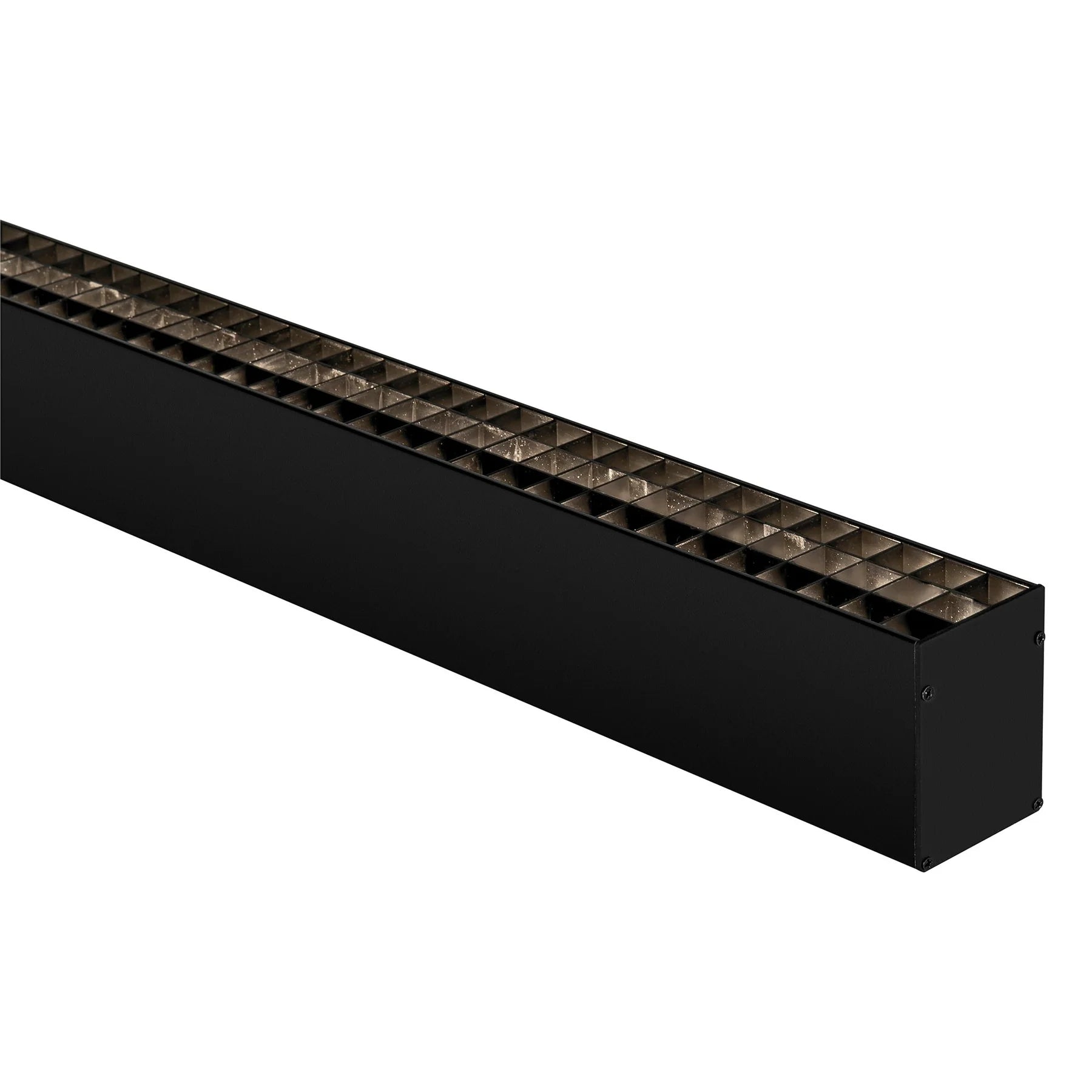 Buy Accessories & More Australia Square Profile L3m with Anti Glare Crate Diffuser Black Aluminium - HV9693-5271-BLK-3M