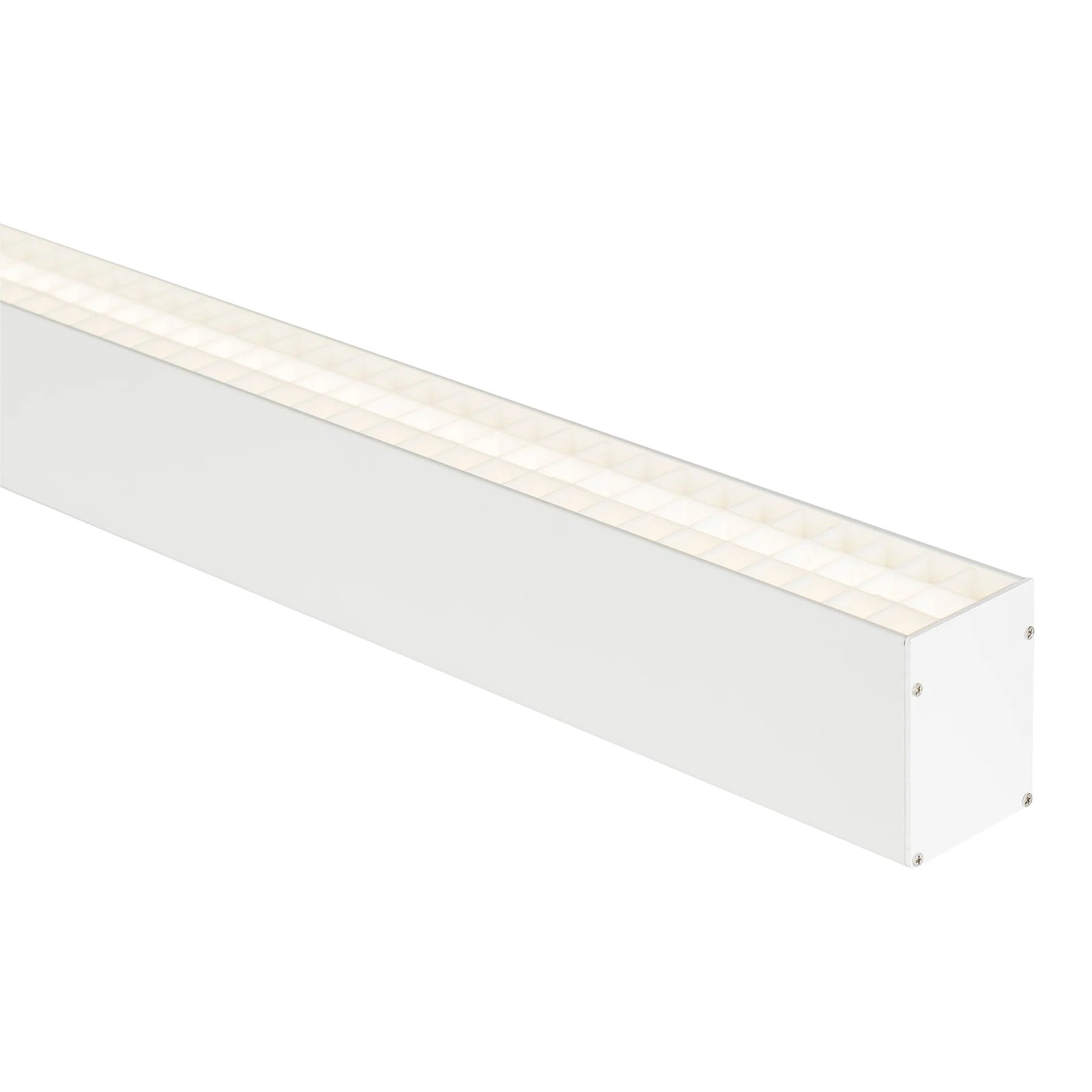 Buy Accessories & More Australia Square Profile L3m With Anti Glare Crate Diffuser White Aluminium - HV9693-5271-WHT-3M