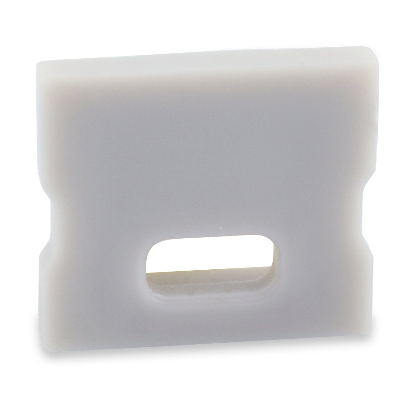 Buy Strip Light Profiles Australia HV9699-1715-2M Shallow Square Aluminium Profile with Standard Diffuser Kit 2 metre