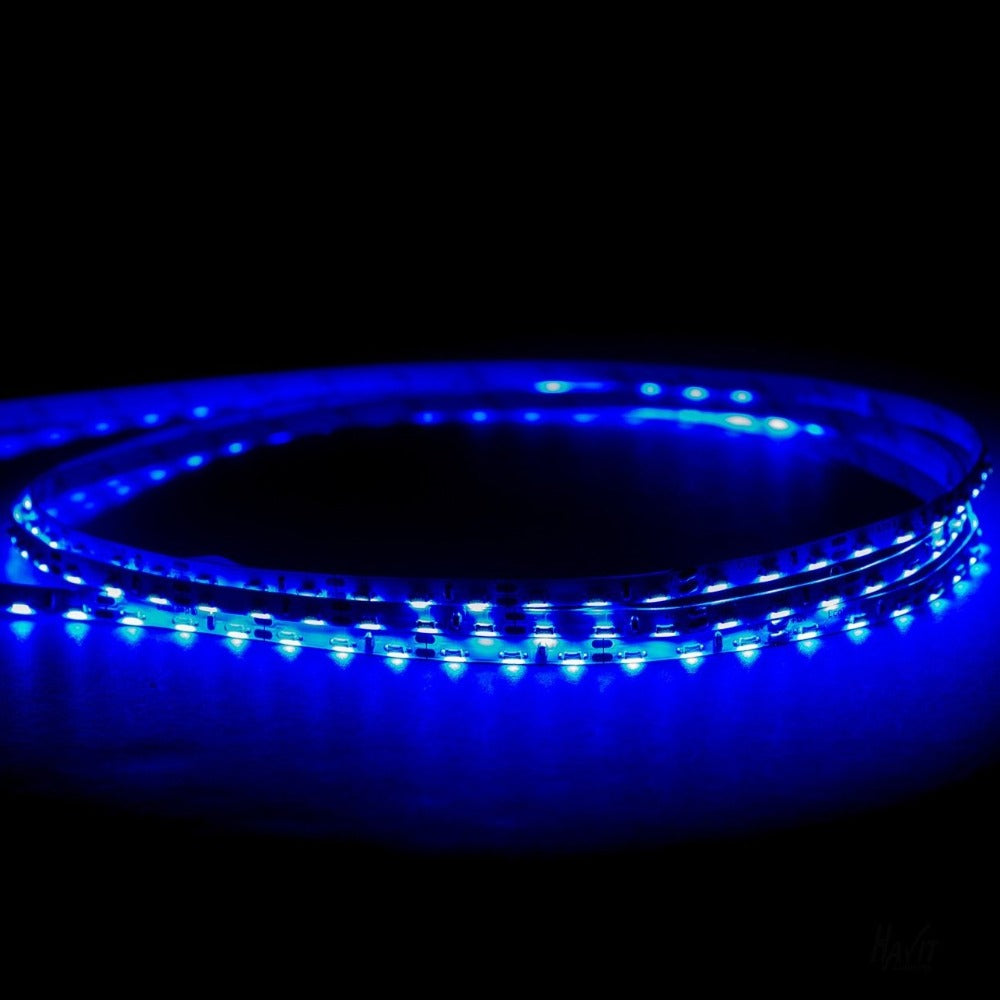 Side Mounted LED Strip 12V 7.7W IP20 Blue - HV9723-IP20-96SM-B