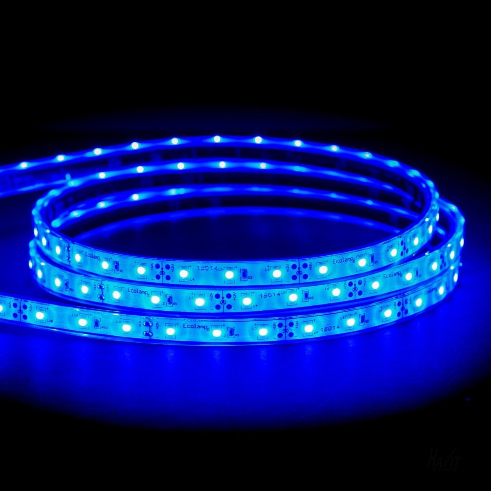 LED Strip Light 12V 4.8W IP67 Blue - HV9723-IP67-60-B