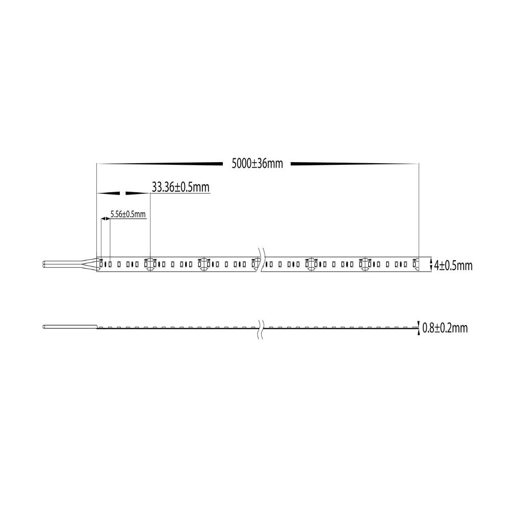 Buy LED Strip Lights Australia LED Strip Light 24V 9.6W IP20 5500K - HV9733-IP20-180-5K