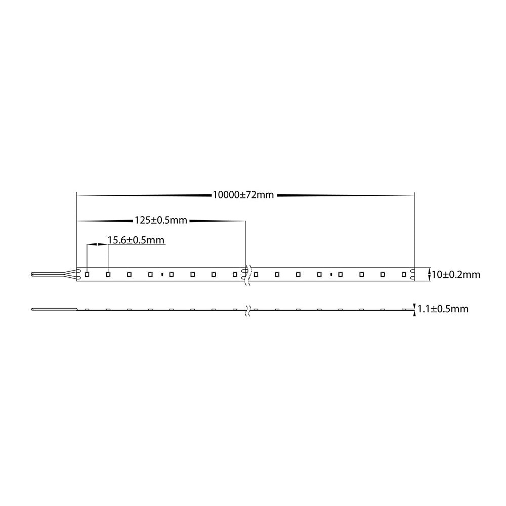 Buy LED Strip Lights Australia LED Strip Light 24V DC 14.4W L1000mm 3000K - HV9782-IP20-80-3K