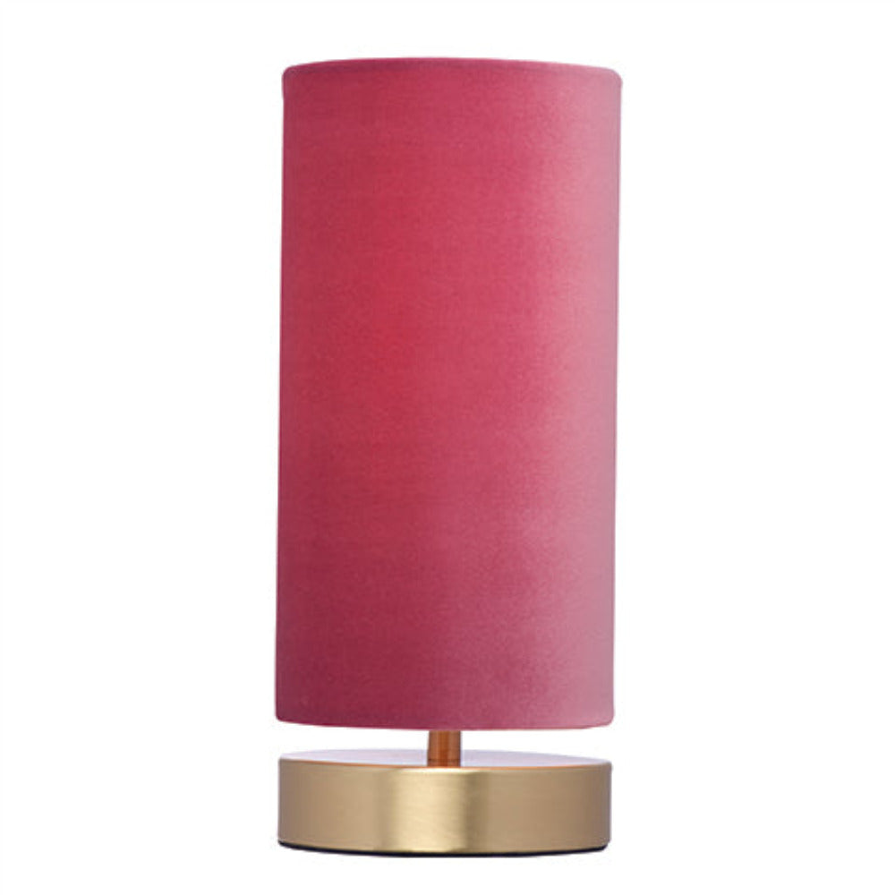 Buy Table Lamps Australia Harlow Table Lamp Pink Velvet - A71211PNK