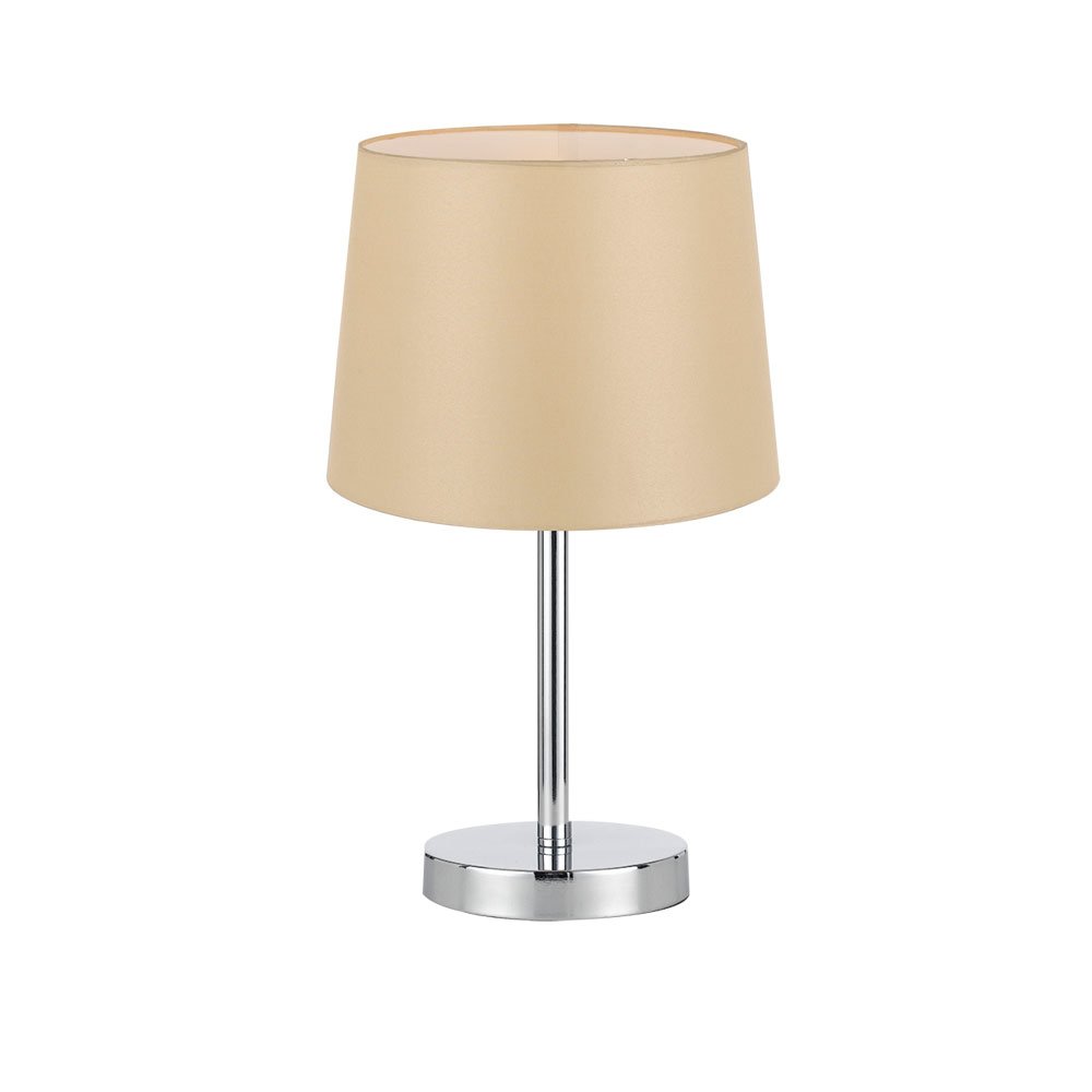 Adam 1 Light Table Lamp Vanilla, Chrome - ADAM TL-VN