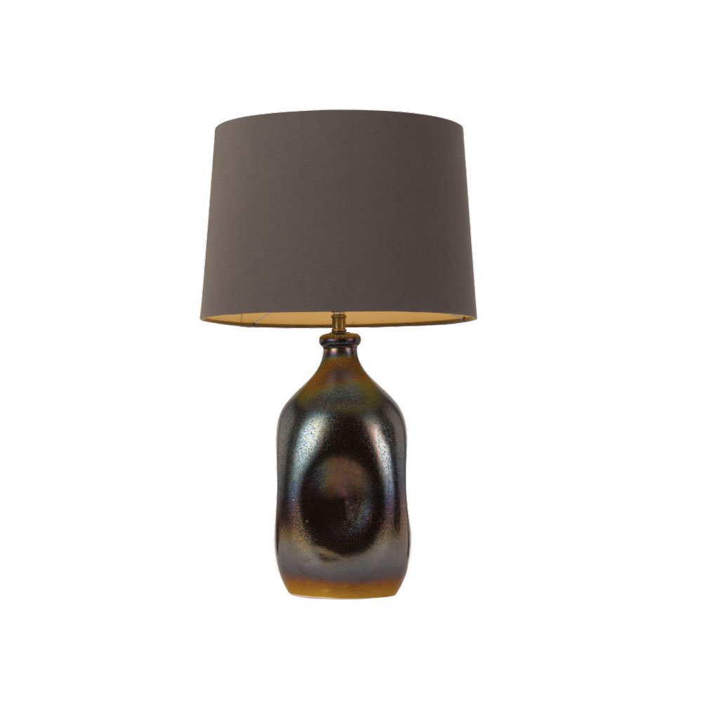 Buy Table Lamps Australia Anaya 1 Light Table Lamp 330mm Bronze, Grey - ANAYA TL-OB