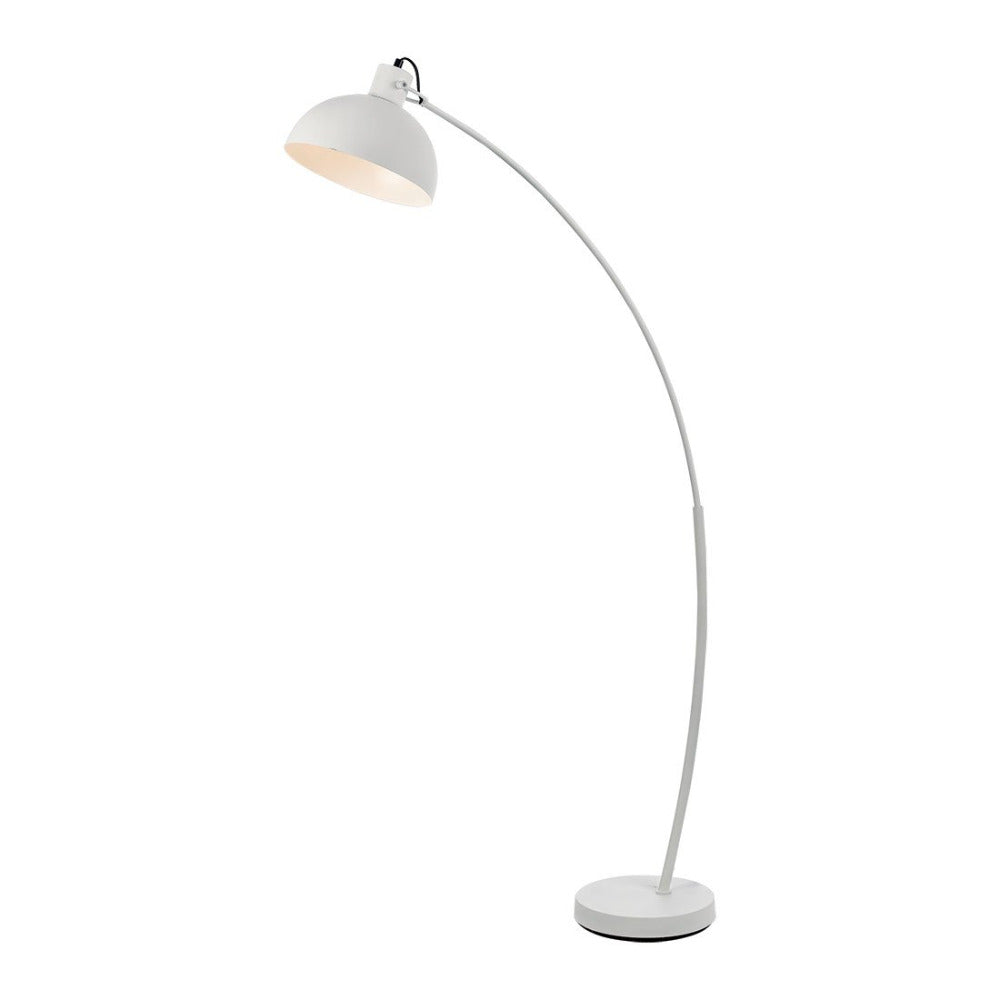 Beat 1 Light Floor Lamp 250mm White - BEAT FL-WH
