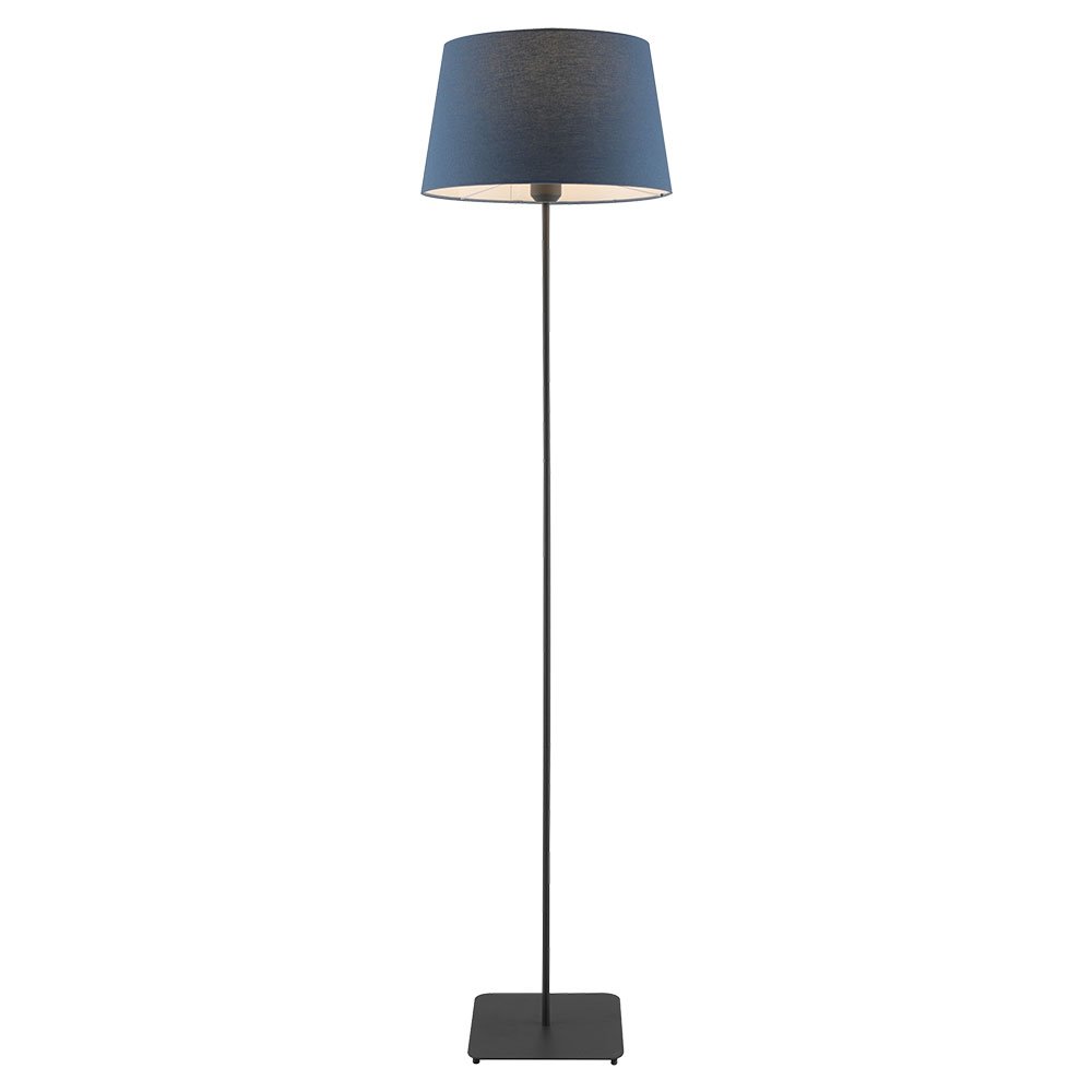 Devon 1 Light Floor Lamp Blue, Black - DEVON FL-BLBK