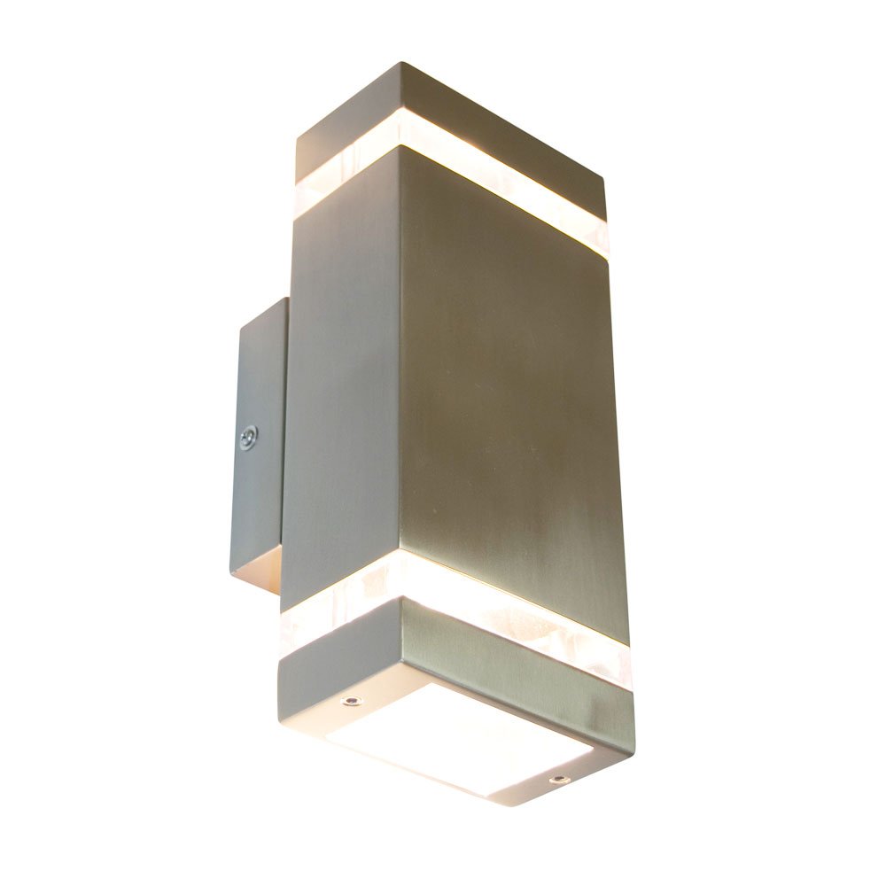 Buy Up / Down Wall Lights Australia Dixon Up-Down Wall Light IP44 Stainless Steel 304 - DIXON EX2-SS