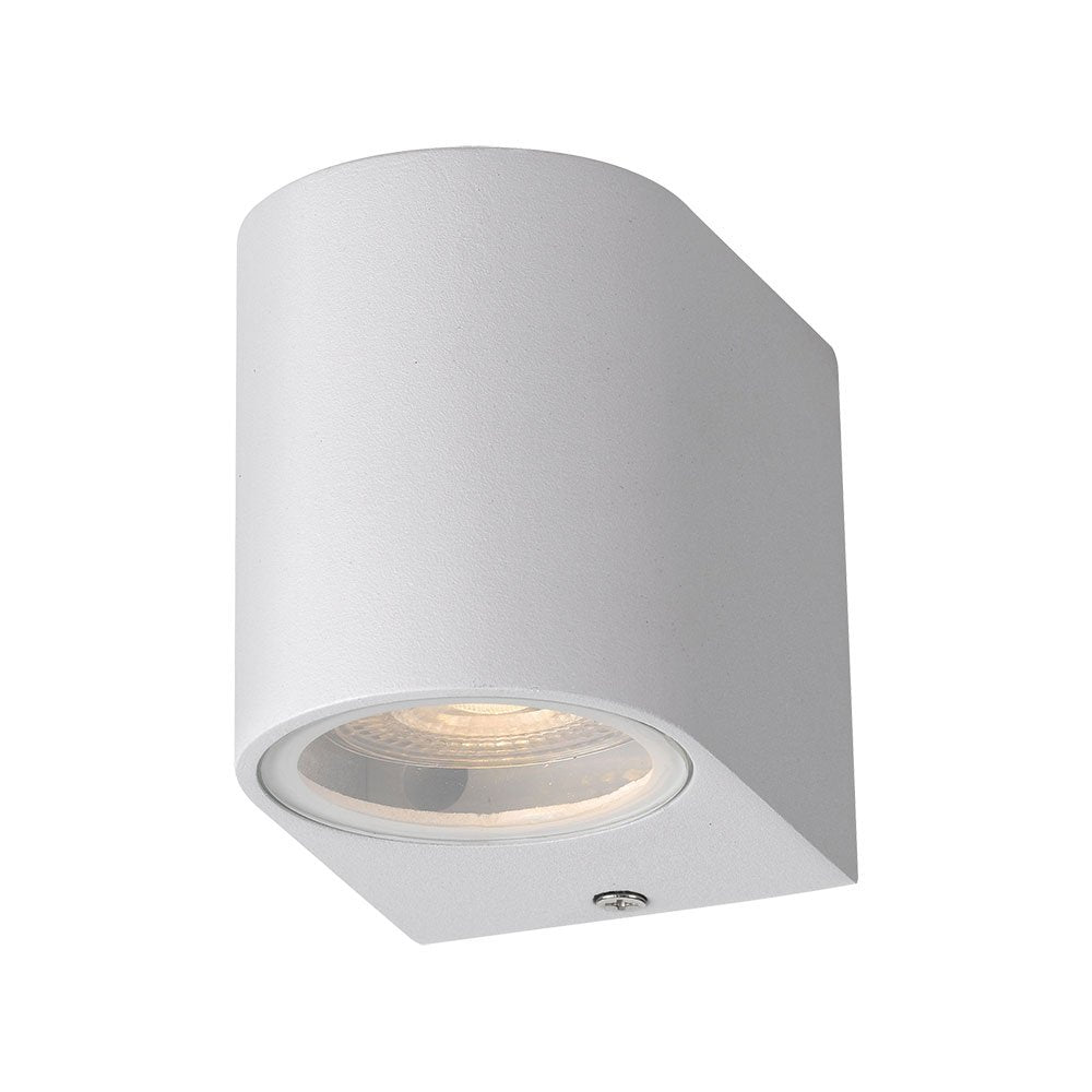 Buy Exterior Wall Lights Australia Eos 1 Light Wall Light IP54 White - EOS EX1-WH